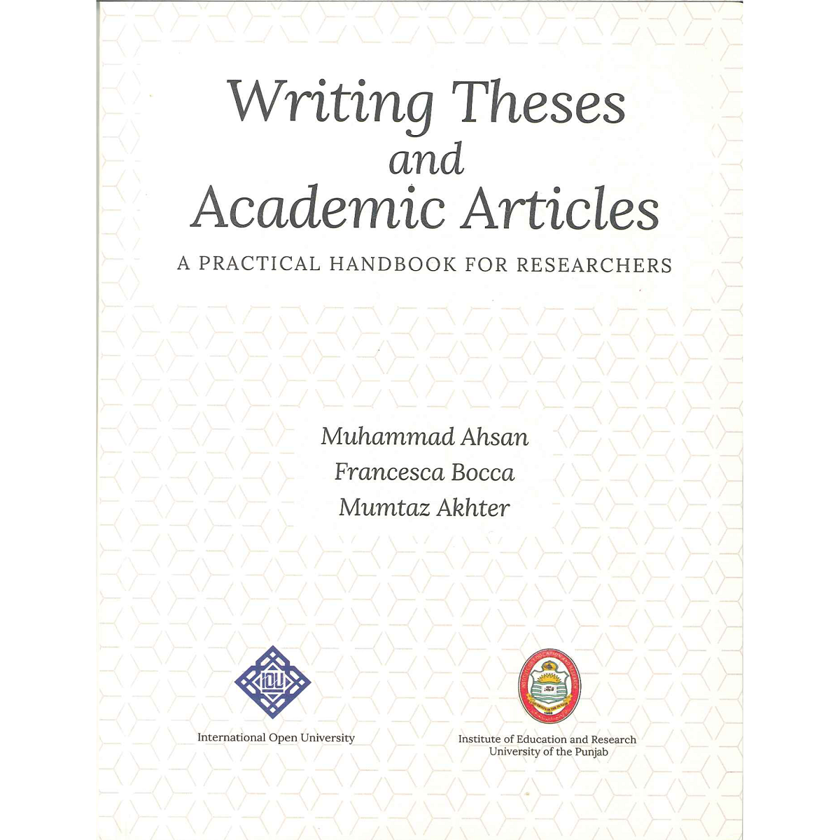CoverWriting Theses and Academic Articles” is directed to graduate students and young academics who are willing to make a contribution in the scientific community. The book is both a practical guide for structuring and editing academic material, and a reflection from the authors about the situation of Muslim scholarship. While for much of its history, Islam has been at the forefront of knowledge, nowadays social, economic and political circumstances seem to hinder many young Muslims from achieving academic excellence. The authors hope that this book will be the first step, theoretical and practical, for helping in the renaissance of Muslim scholarship. Art