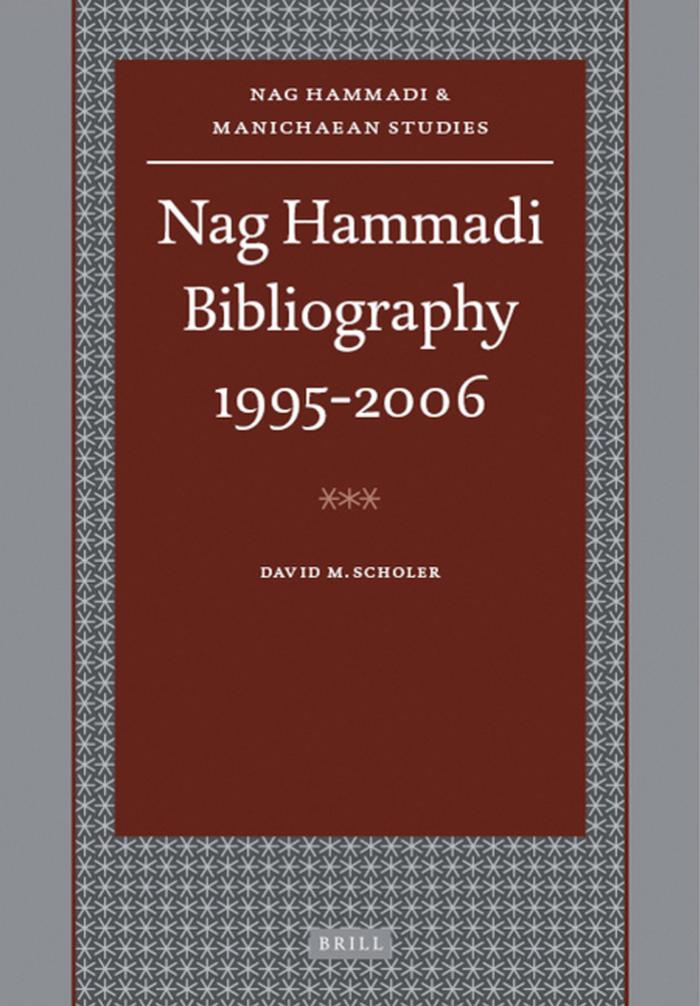 Nag Hammadi Bibliography 1995–2006