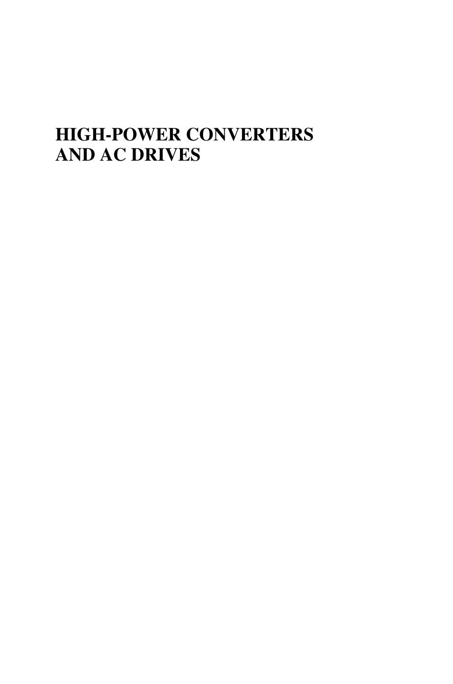 (IEEE Press series on power engineering) Narimani, Mehdi Wu, Bin