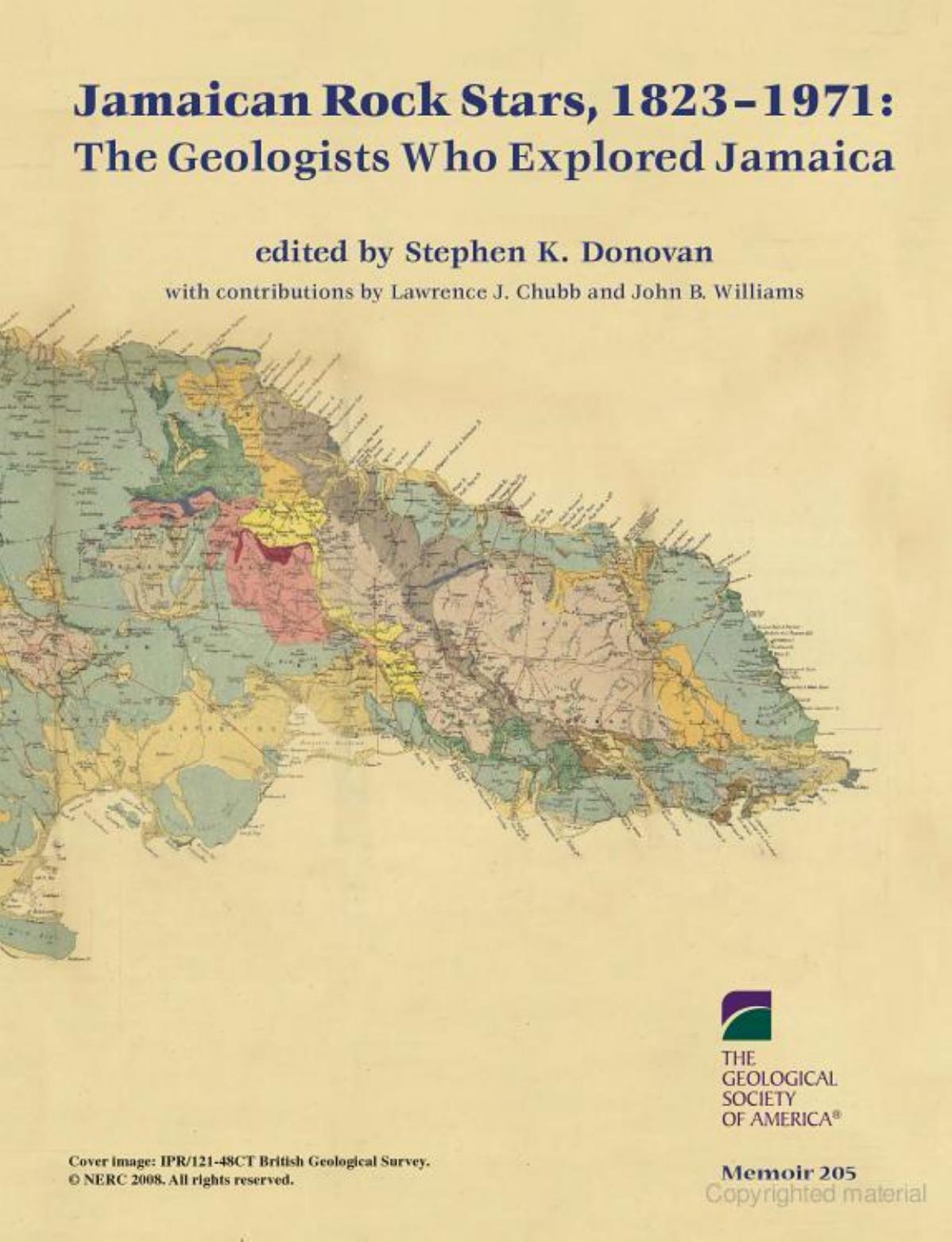 Jamaican Rock Stars, 1823–1971: The Geologists Who Explored Jamaica