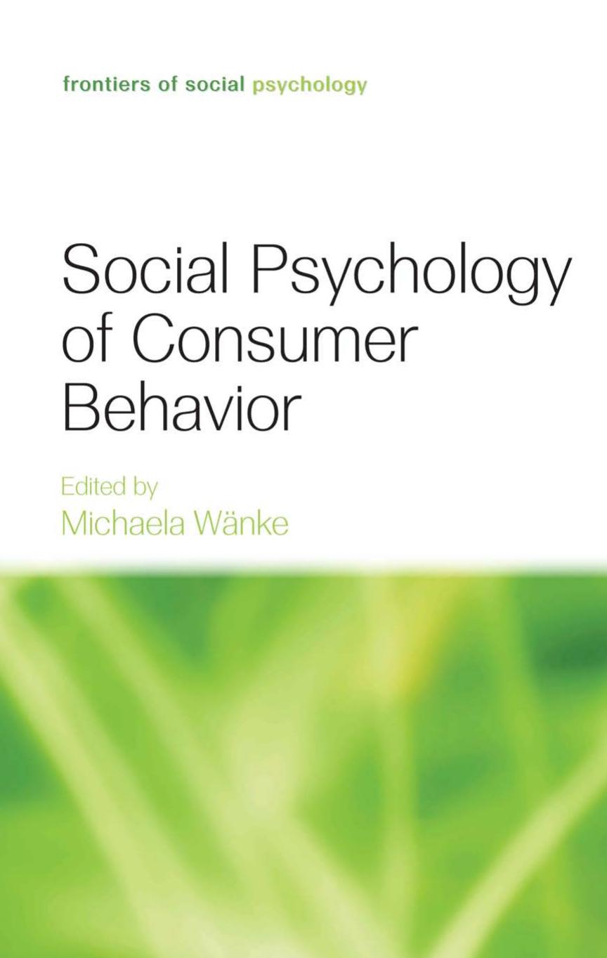 (Frontiers of Social Psychology) Michaela Wanke
