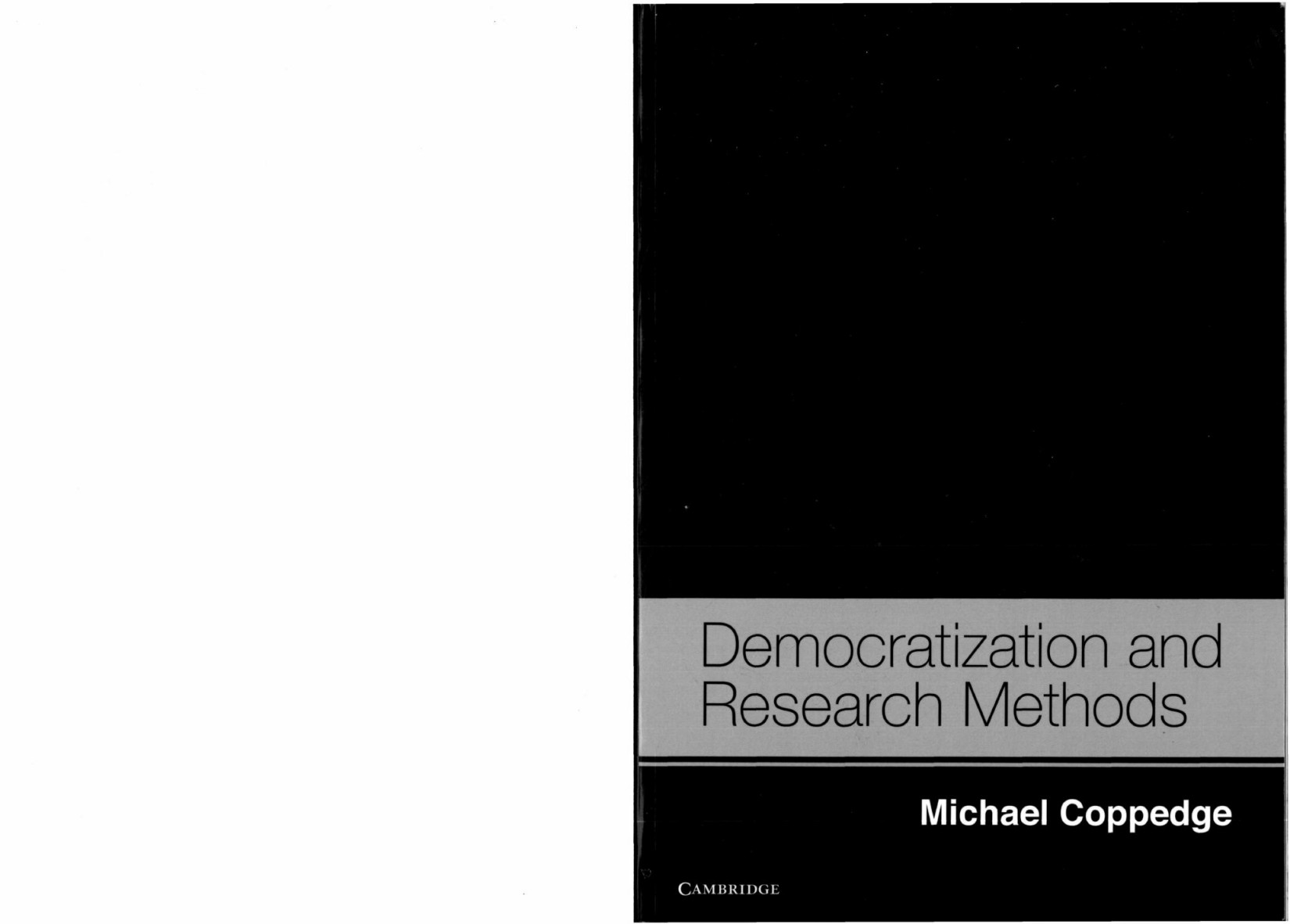 (Strategies for Social Inquiry) Michael Coppedge