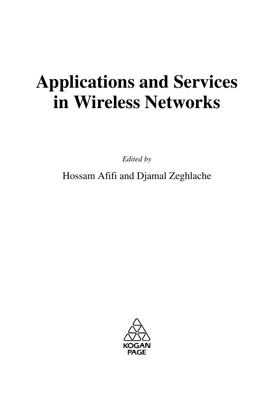 (Innovative technology series information systems and networks) Hossam Afifi Djamal Zeghlache