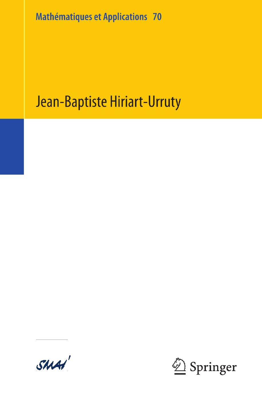 Bases, Outils Et Principes Pour L'analyse Variationnelle