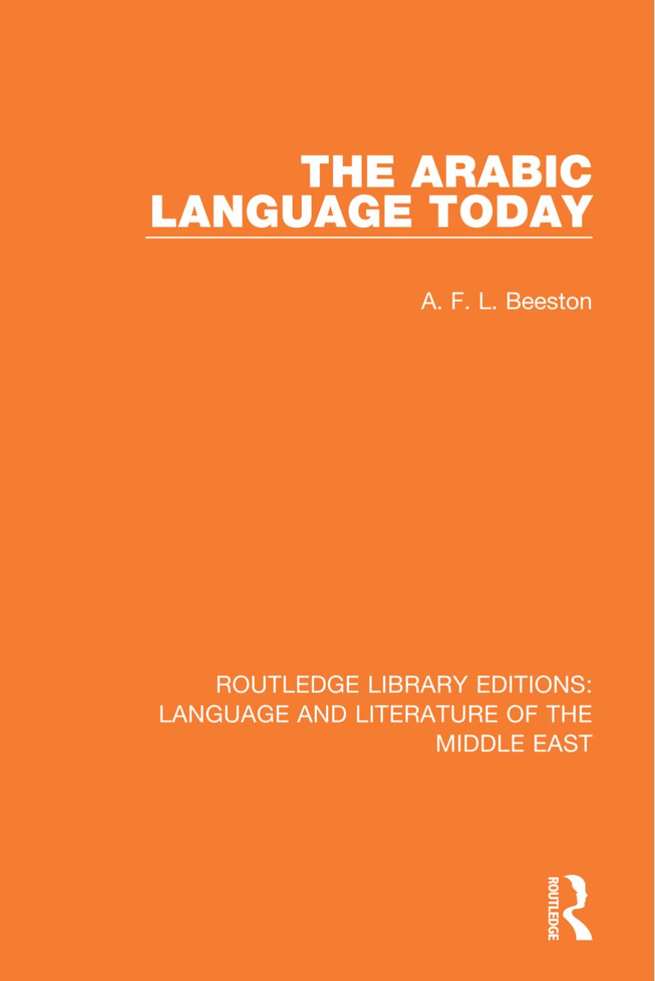 THE ARABIC LANGUAGE TODAY