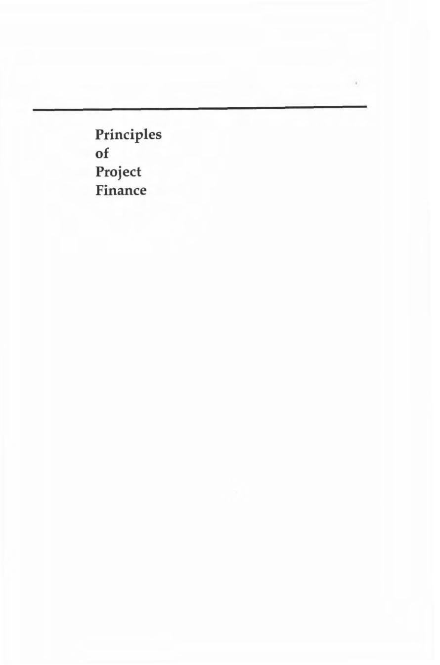 Principles of Project Finance