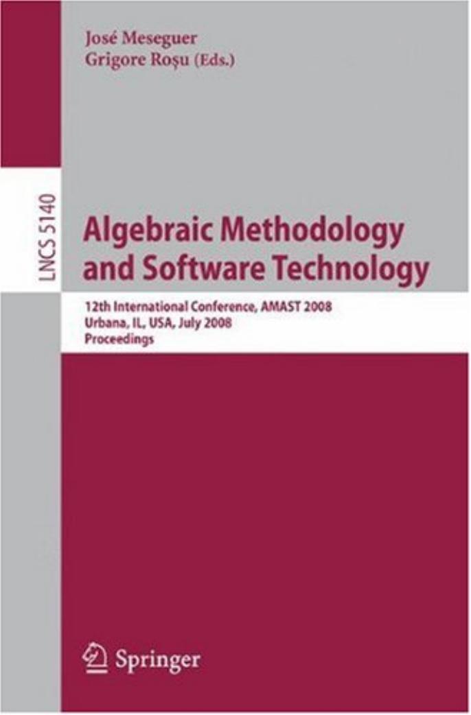 5140-Algebraic Methodology and Software Technology