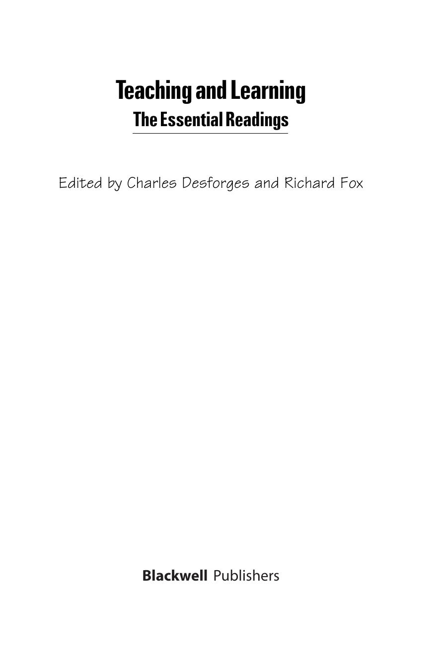 Charles Desforges, Richard Fox