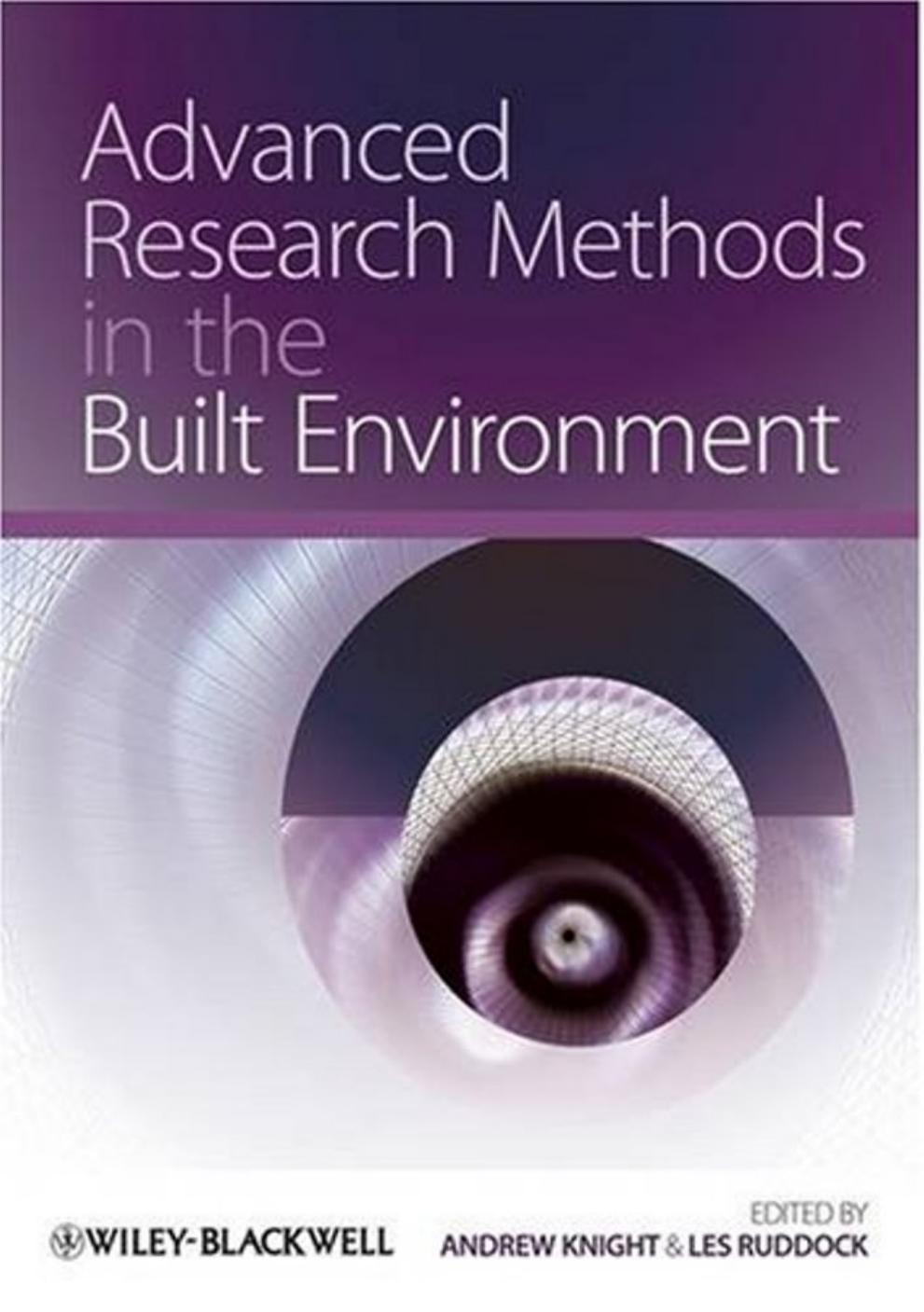 Advanced Research Methods in the Built Environment