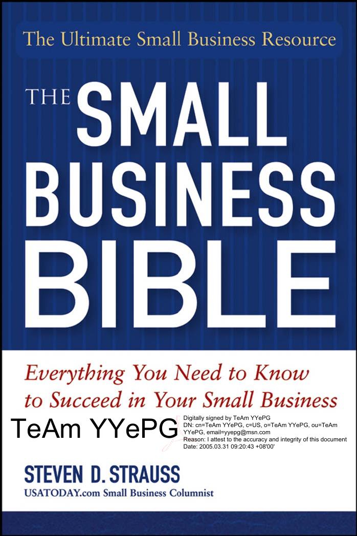 The Small Business Bible