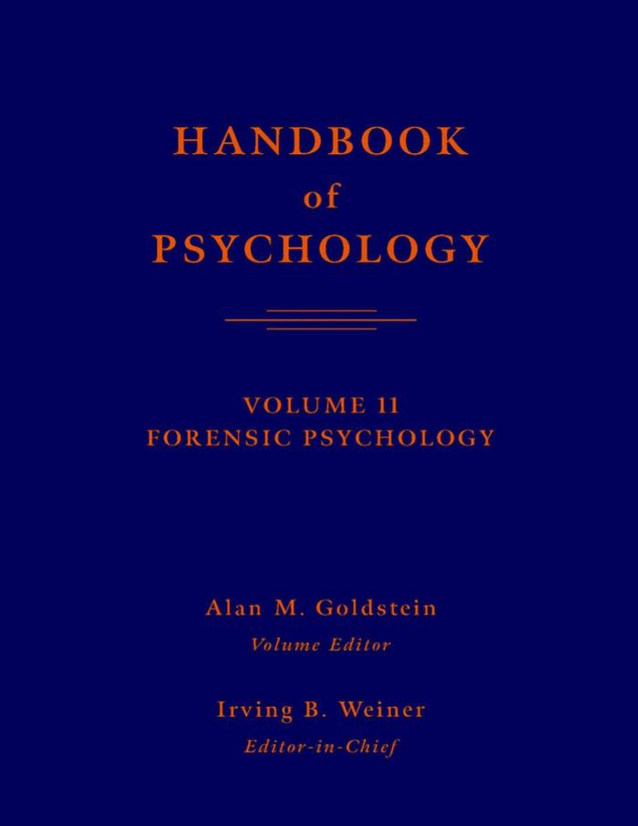 Handbook Of Psychology - Volume 11