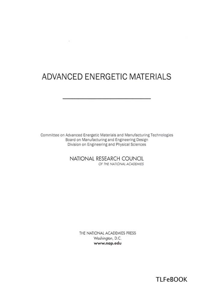 Advanced Energetic Materials