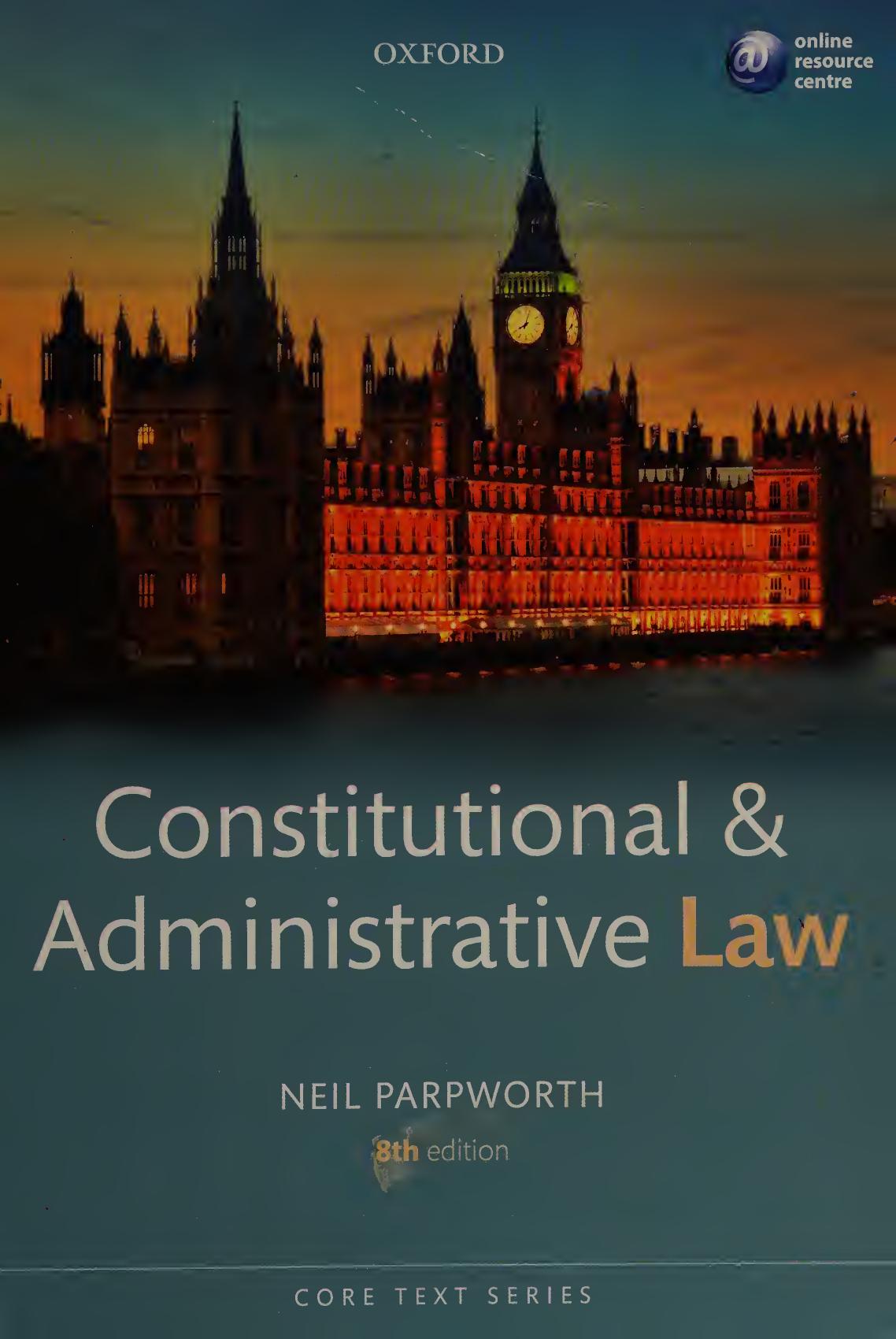 Constitutional and administrative law