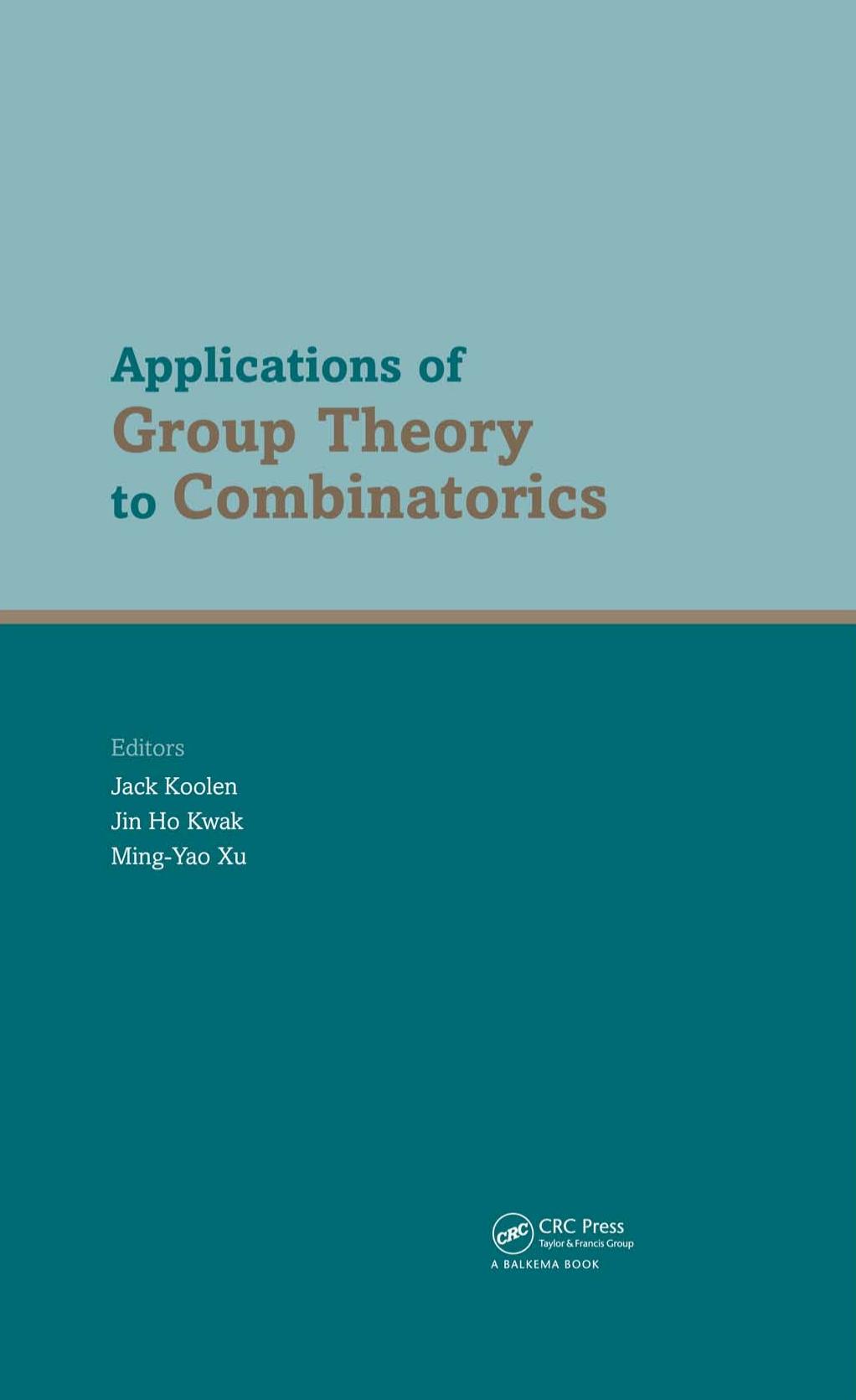 Applications of Group Theory to Combinatorics