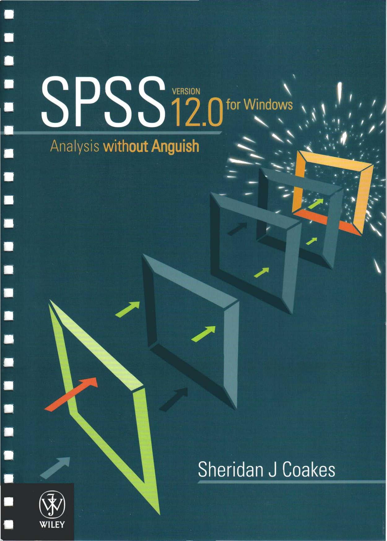3.09 SPSS 12 for Windows