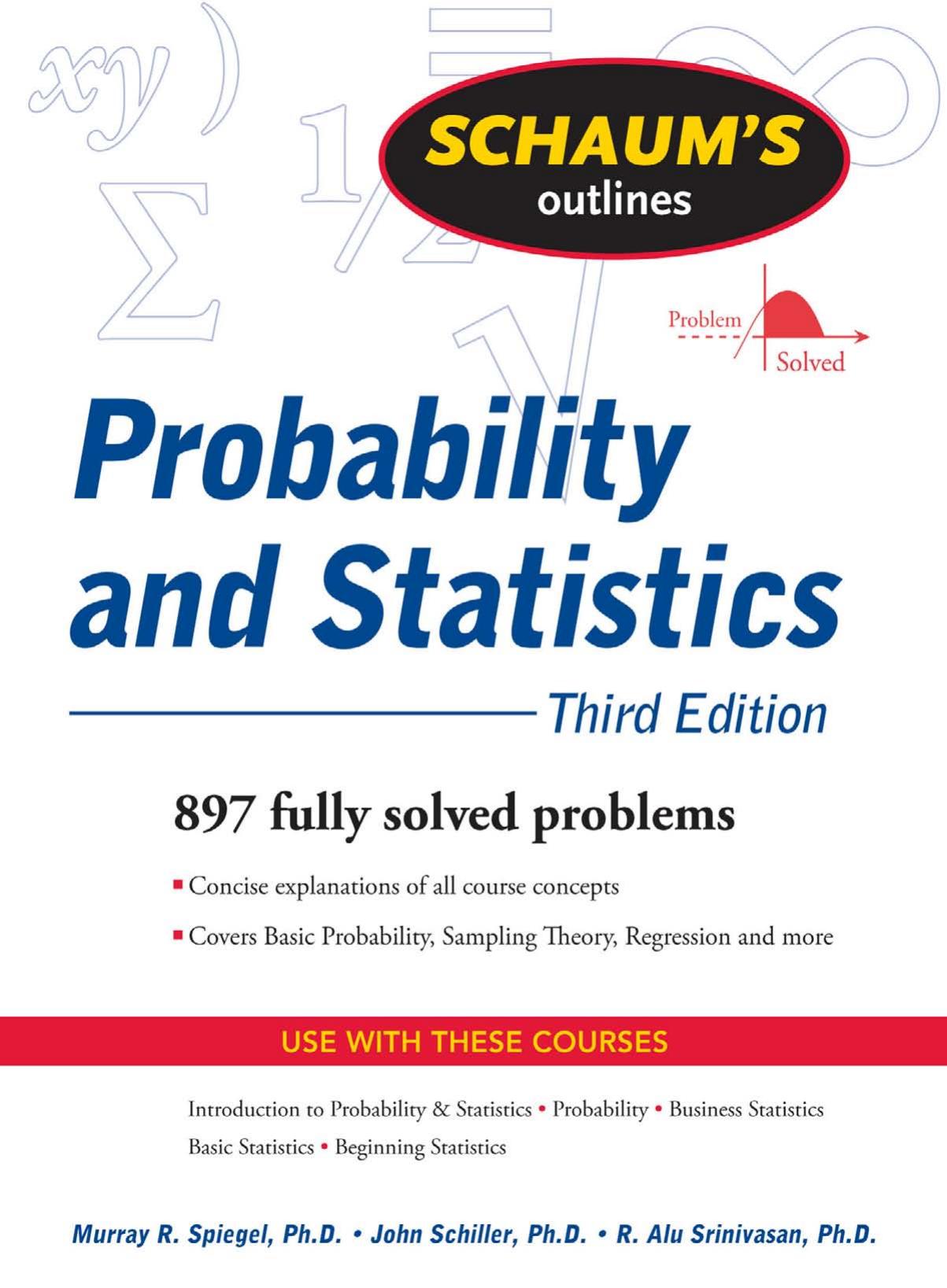 Probability and Statistics