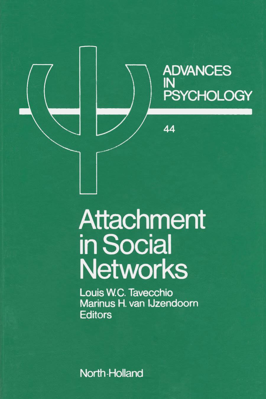 (Advances in Psychology 44) Louis W.C. Tavecchio and Marinus H. Van Ijzendoorn (Eds.)