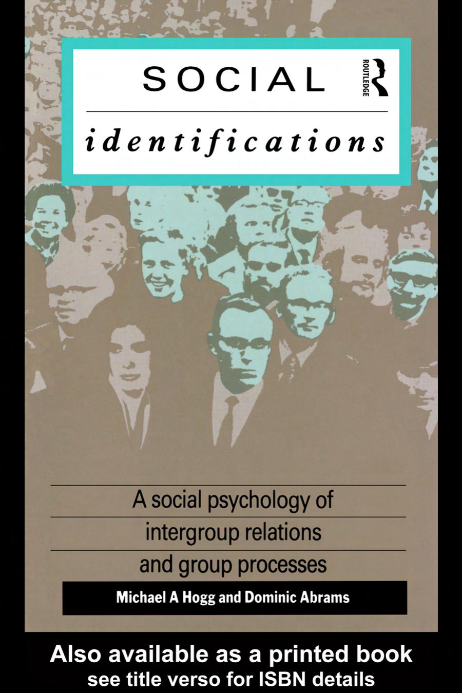 Social identification: A social psychology of intergroup relations and group processes