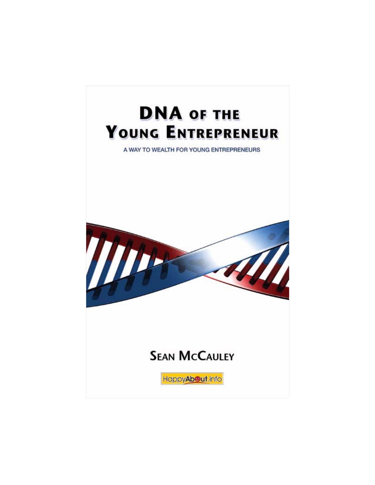 DNA of the Young Entrepreneur