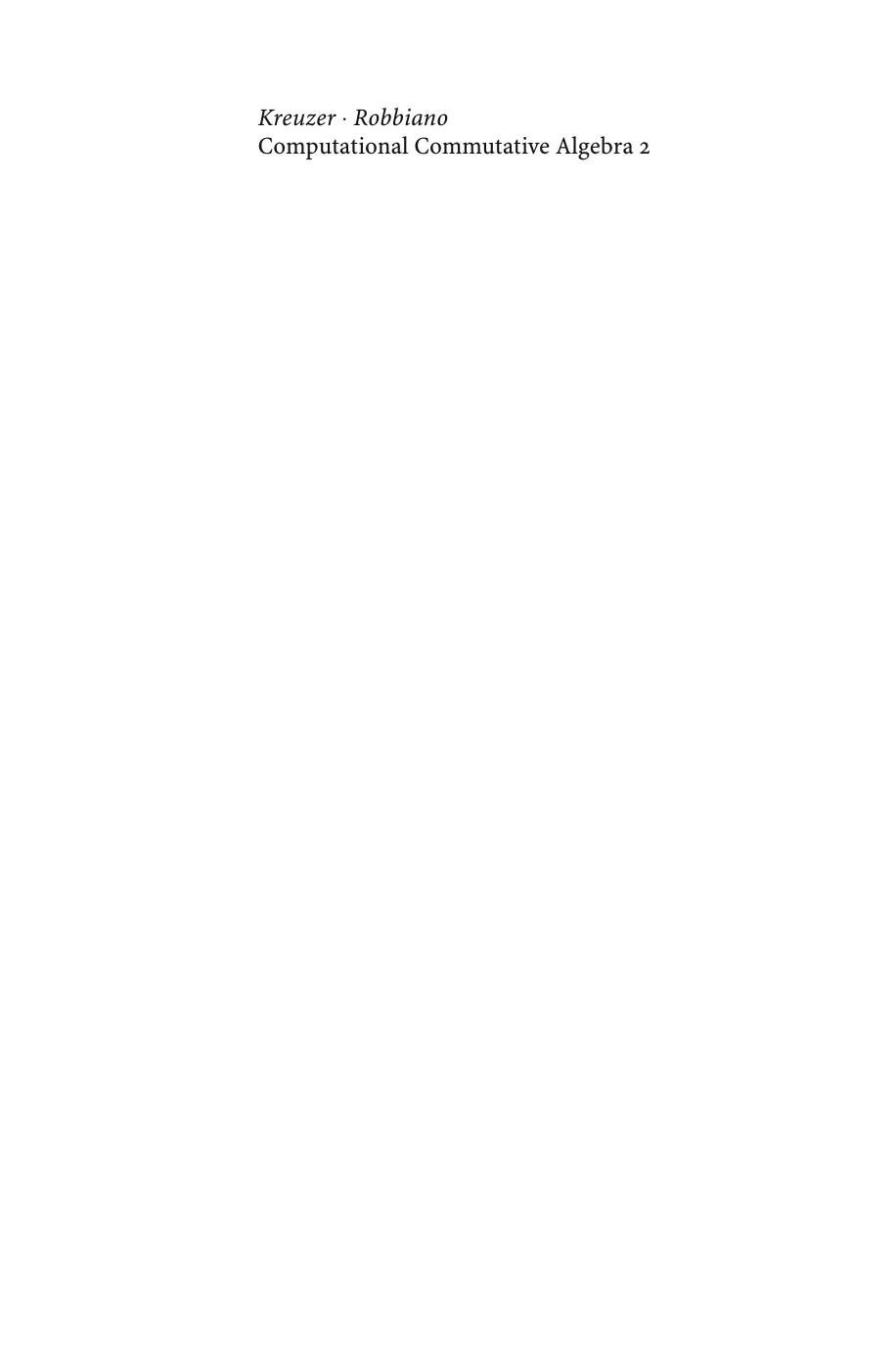 Computational Commutative Algebra 2
