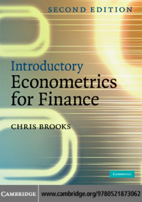 Introductory Econometrics for Finance: SECOND EDITION