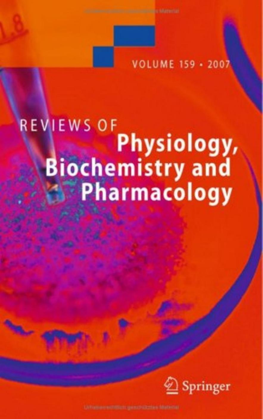 Reviews of 159 Physiology Biochemistry and Pharmacology