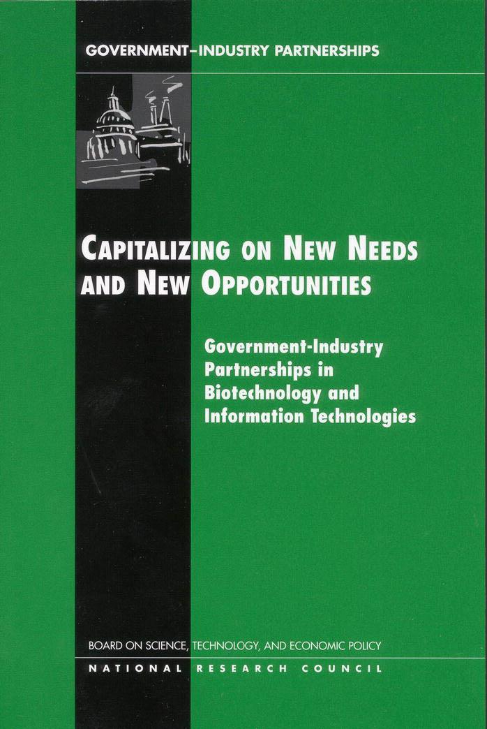 Technology, and Economic Policy Board on Science, National Research Council - Capitalizing on New Needs and New Opportunities Government