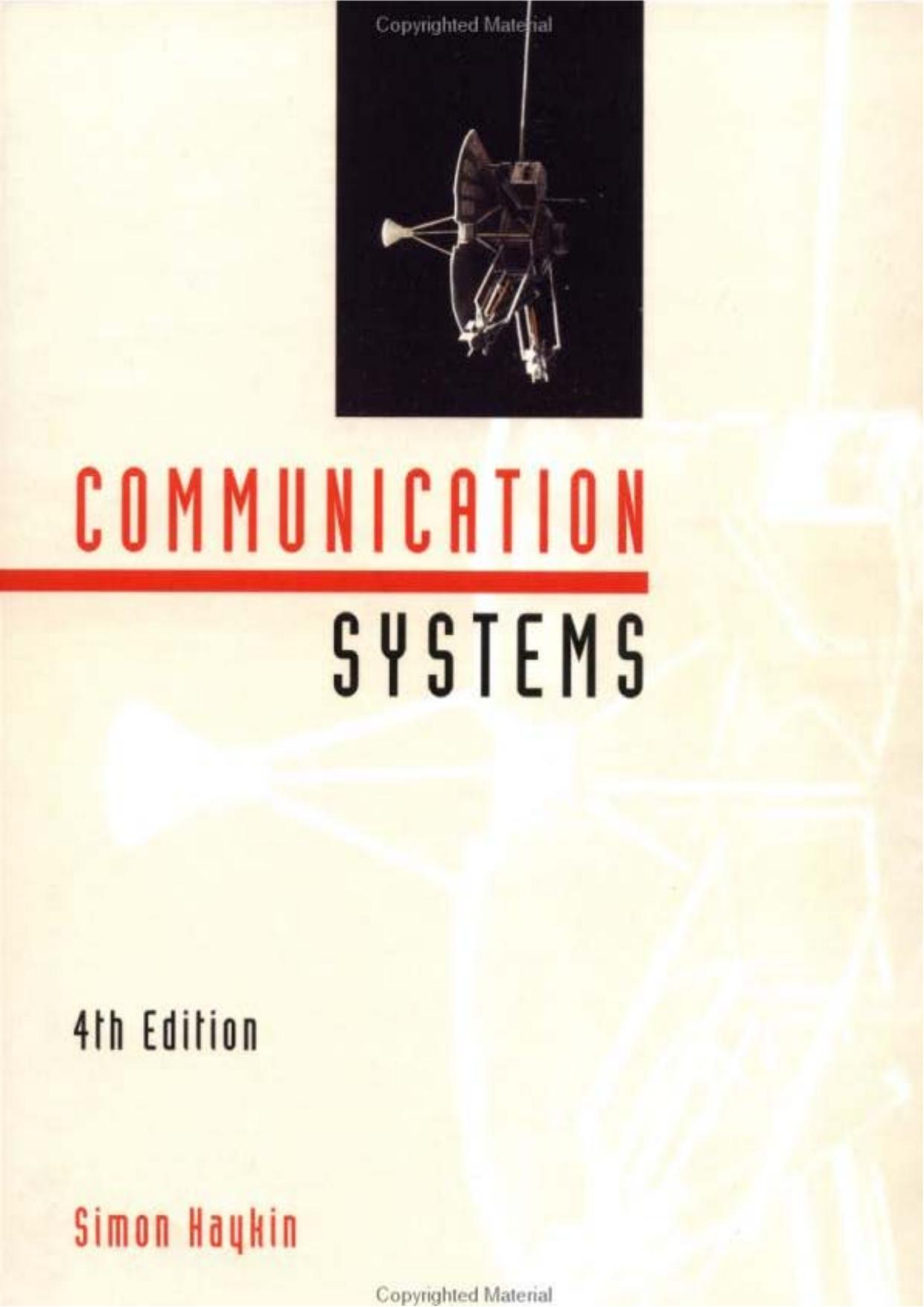 Communication Systems - Fourth Edition