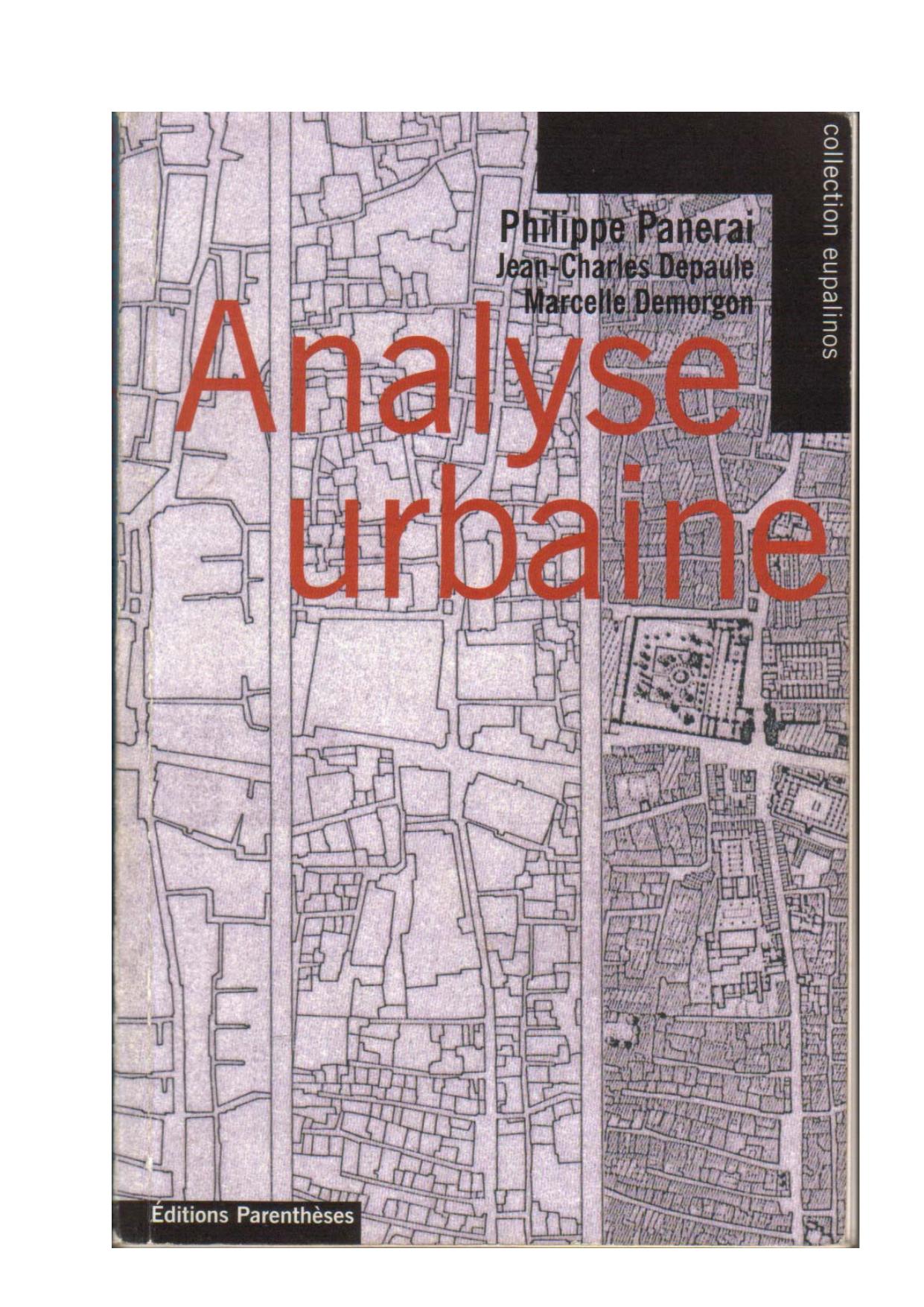 Analyse Urbaine
