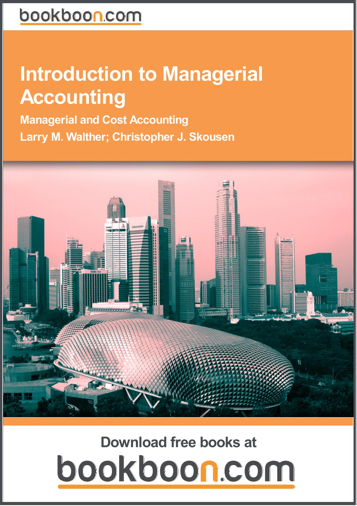 Managerial and cost Accounting