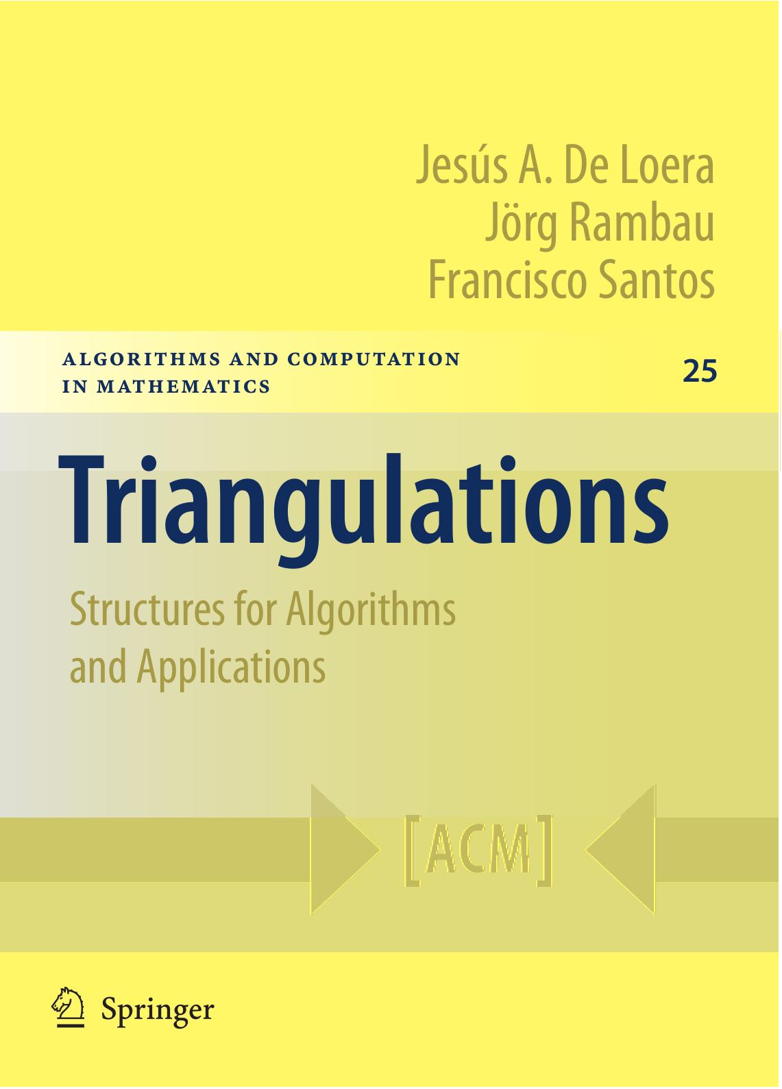 De Loera,Rambau,Santos Triangulations