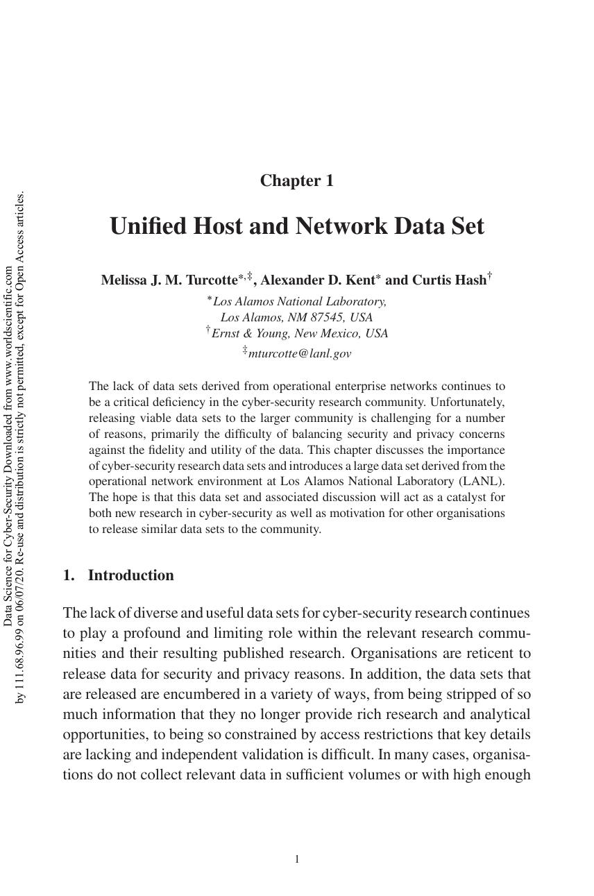 Data Science for Cyber-Security (304 Pages)