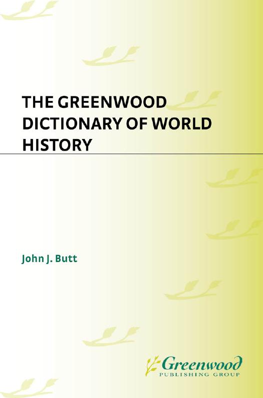 The Greenwood dictionary of world history