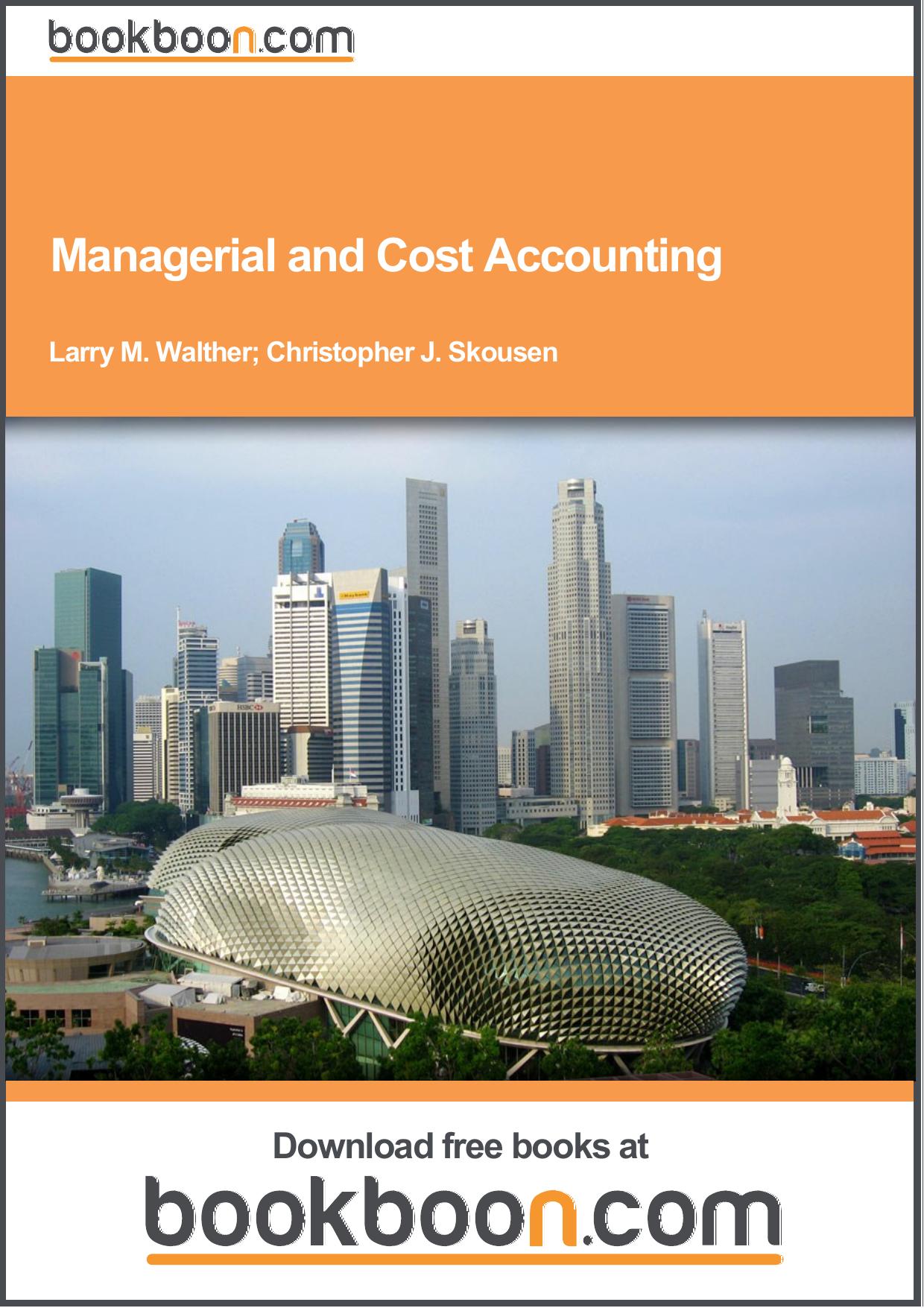 Managerial and Cost Accounting
