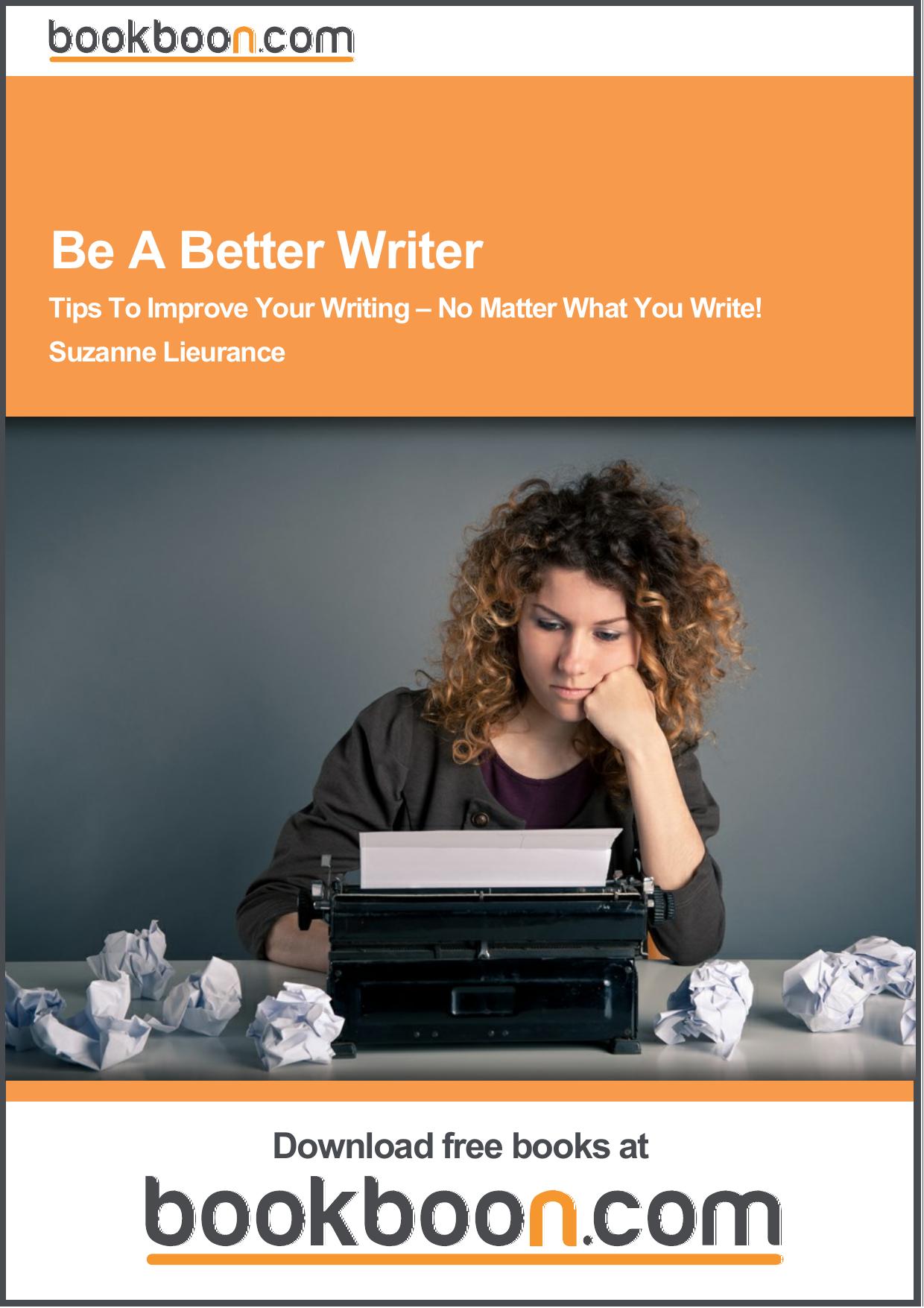 Be A Better Writer
