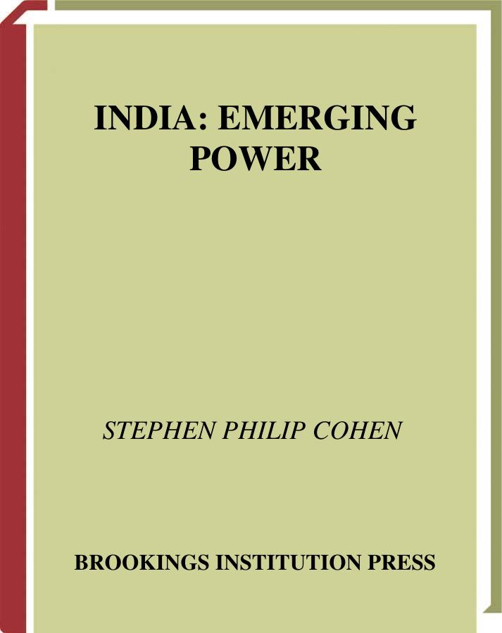 India: Emerging Power