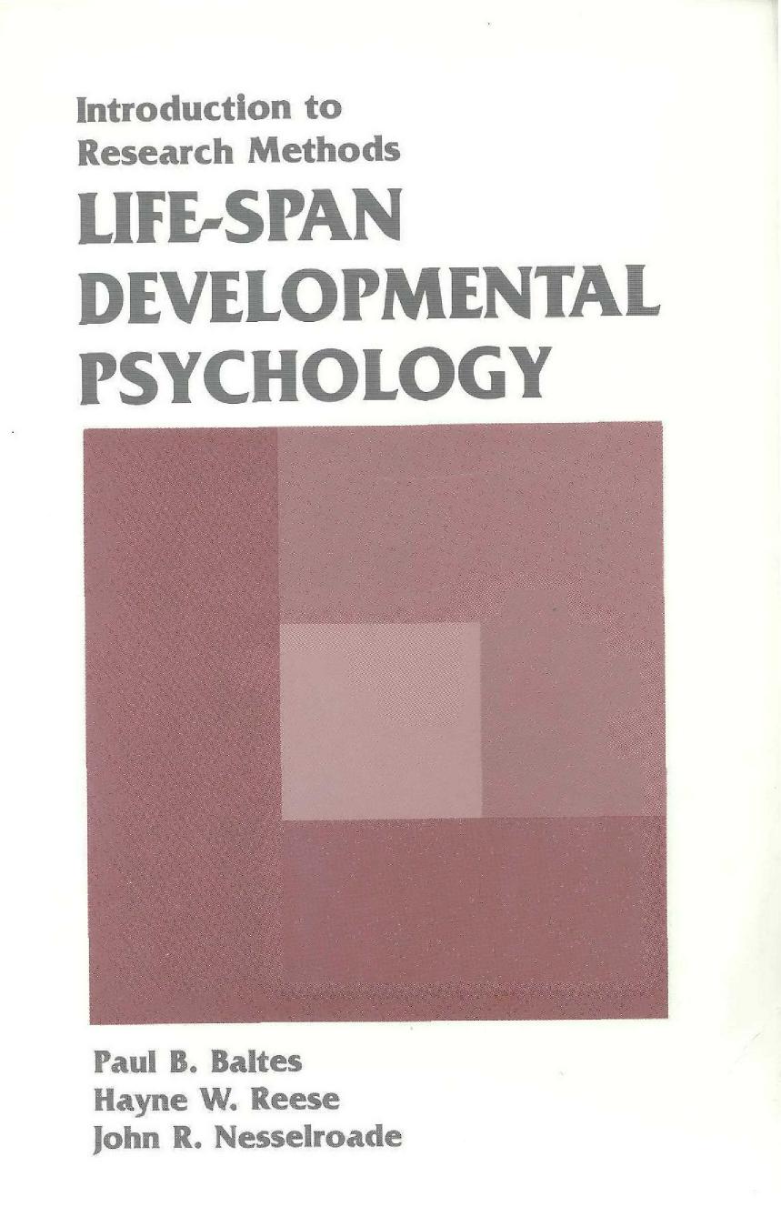 Life-span Developmental Psychology