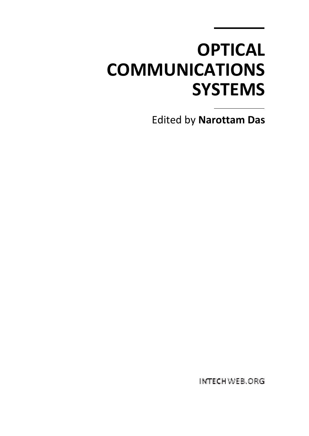 Optical Communications Systems