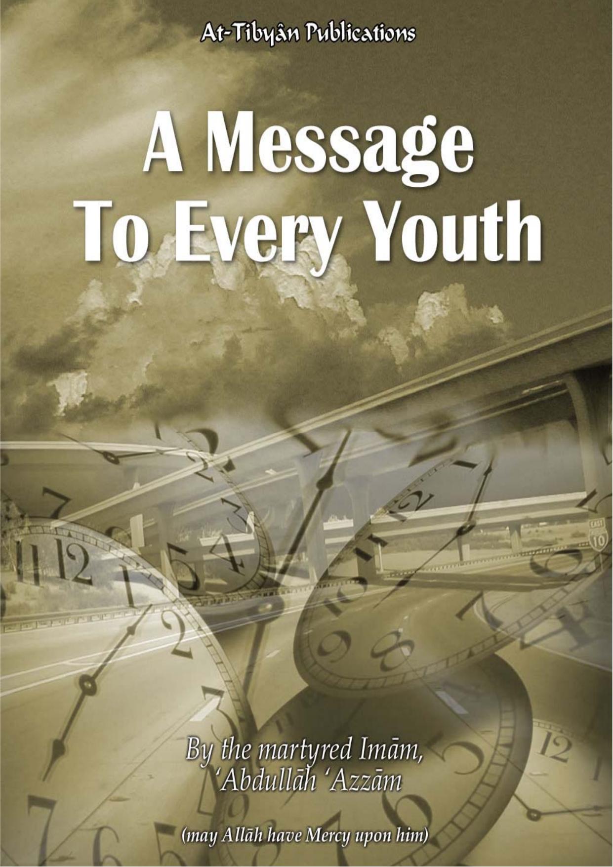 A Message To Every Youth