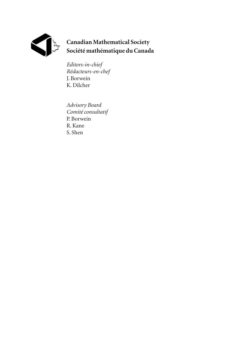 (CMS Books in Mathematics) Constantin Niculescu, Lars-Erik Persson