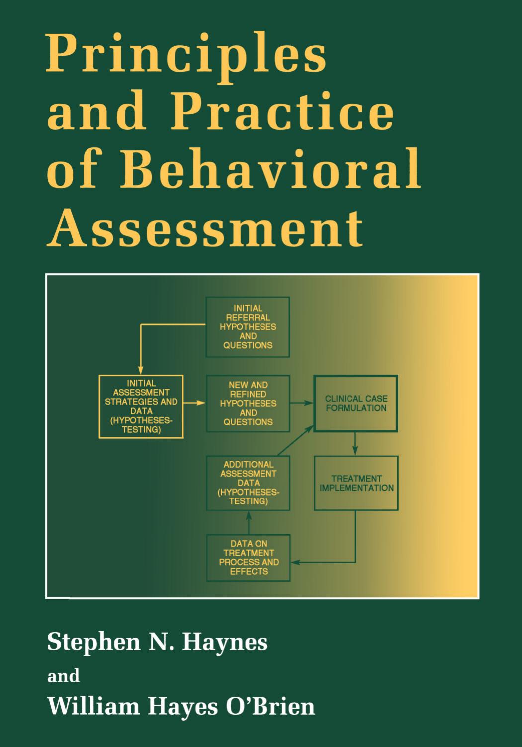 (Applied Clinical Psychology) Stephen N. Haynes, William Hayes O'Brien