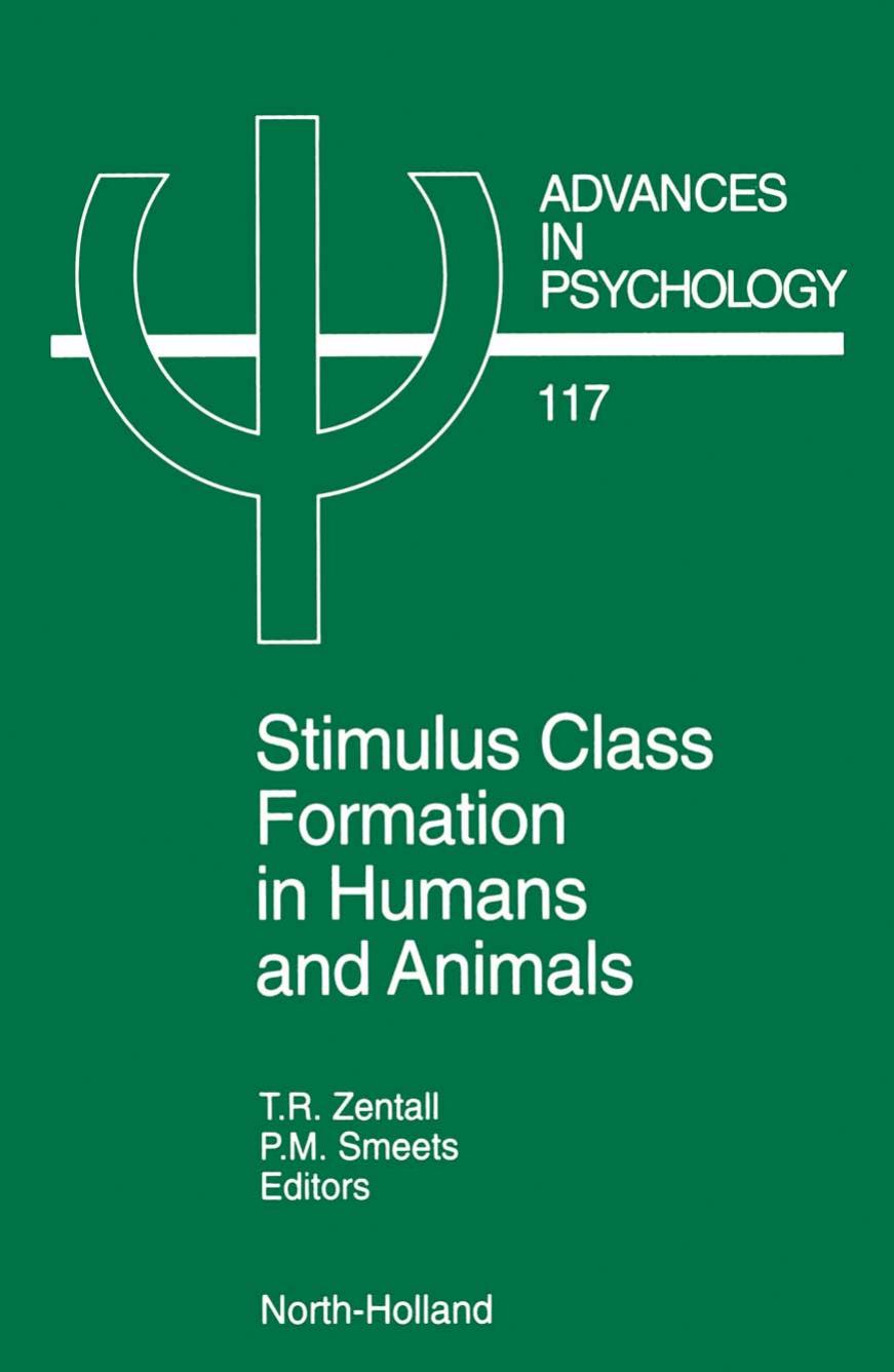 (Advances in Psychology 117) Thomas R. Zentall and Paul M. Smeets (Eds.)