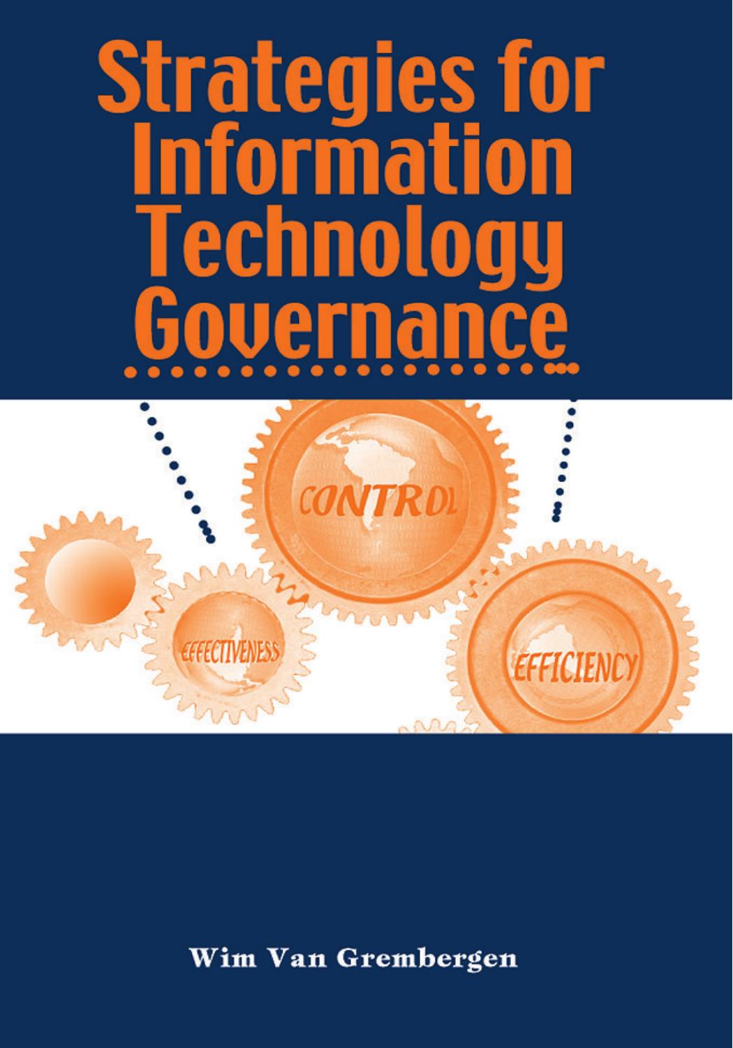 Strategies for Information Technology Governance