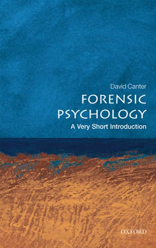 (Very Short Introductions) David Canter