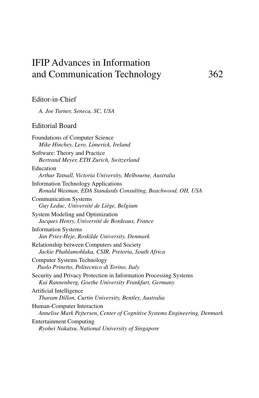 (IFIP Advances in Information and Communication Technology 362) Youakim Badr, Noura Faci, Zakaria Maamar, Frédérique Biennier (auth.), Luis M. Camarinha-Matos, Alexandra Pereira-Klen, Hamideh Afsarman
