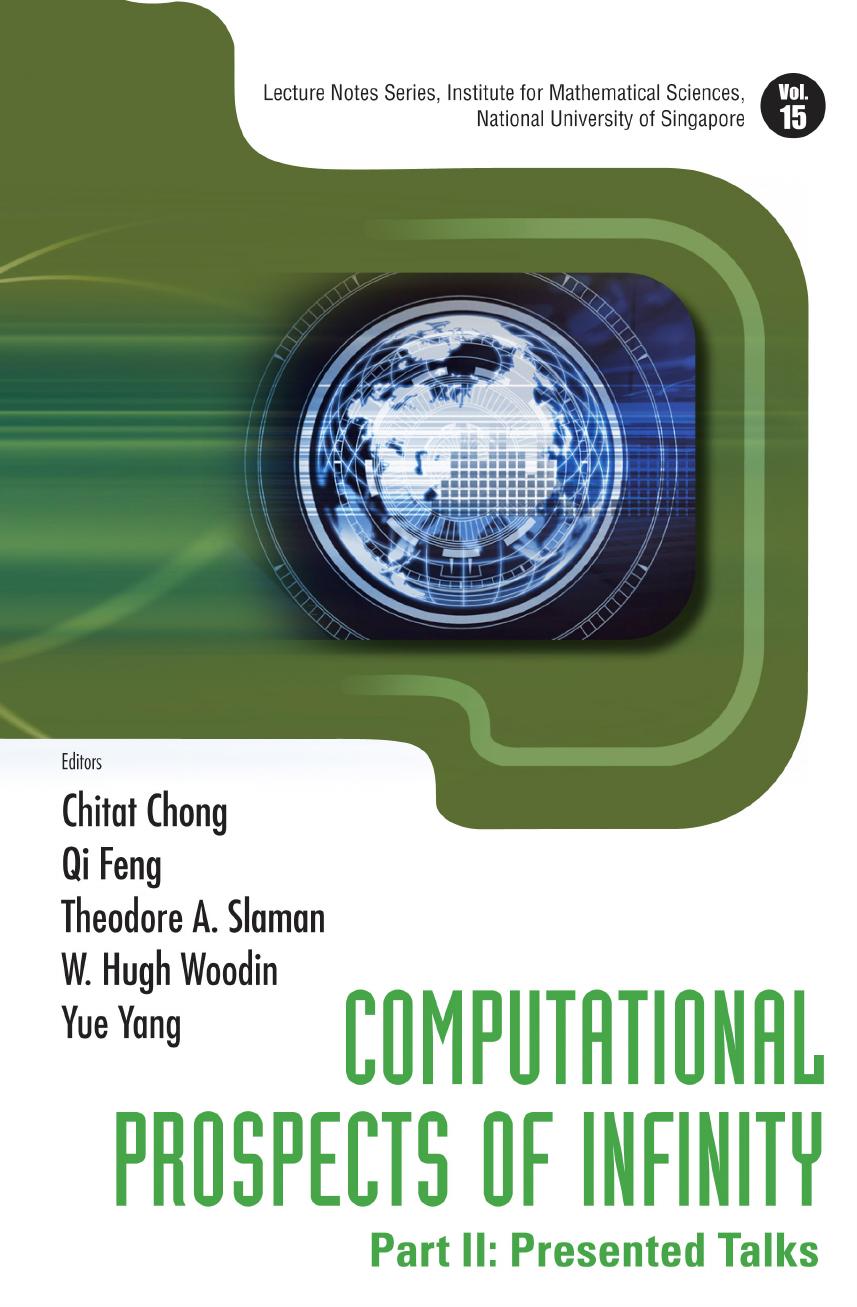 Computational Prospects of Infinity Part II: Presented Talks (430 pages)