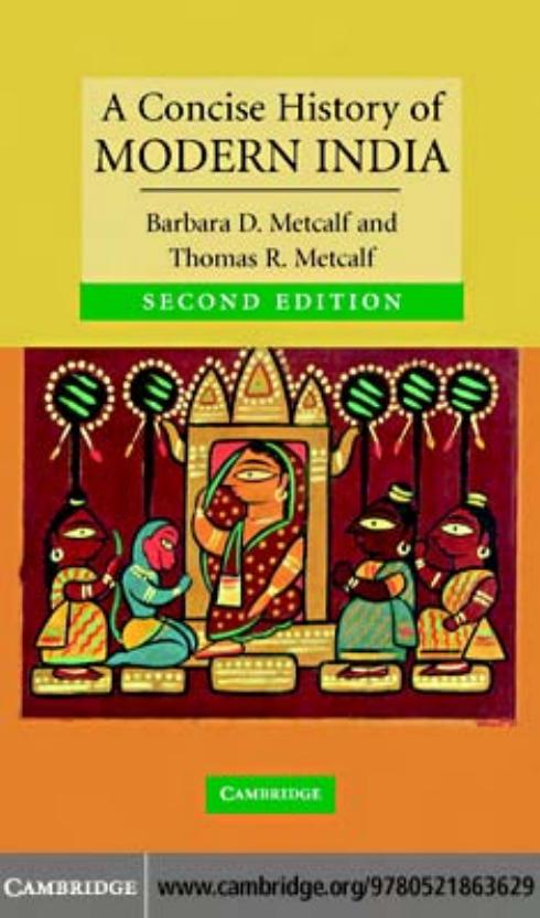 A Concise History of Modern India, SECOND EDITION