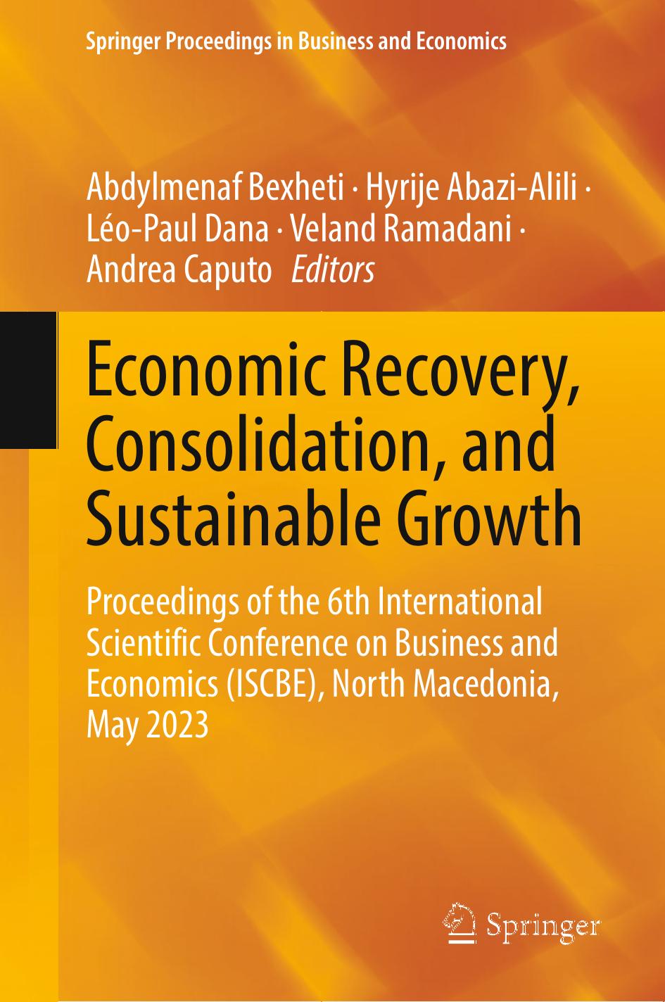 Economic Recovery, Consolidation, and Sustainable Growth
