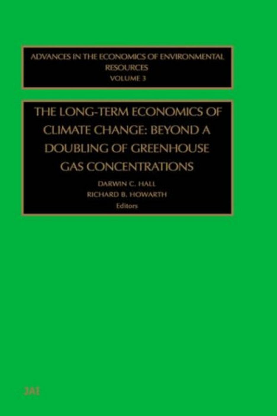 (Advances in the Economics of Environmental Resources, Vol 3) R.B. Howarth