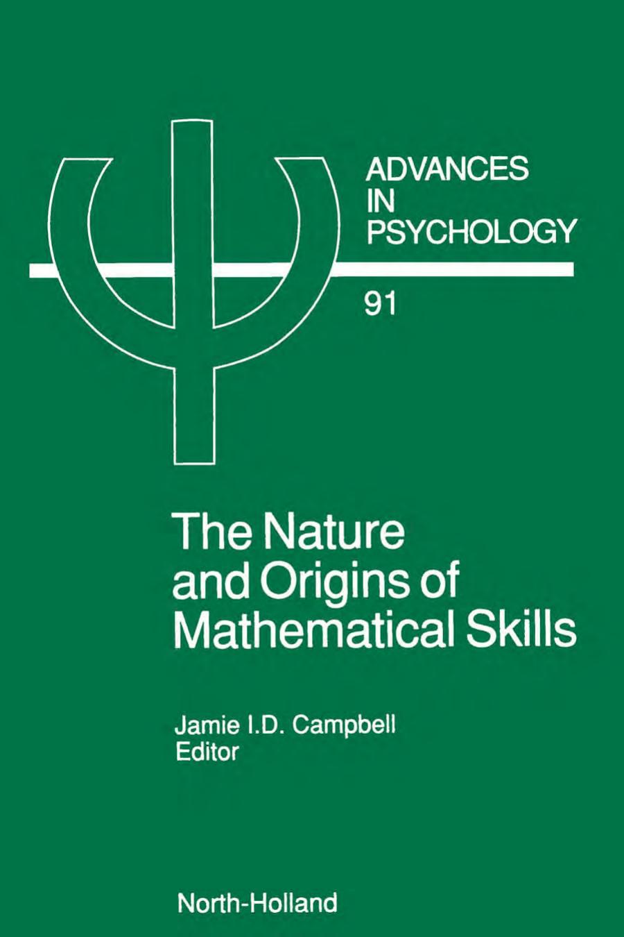 Nature and Origins of Mathematical Skills